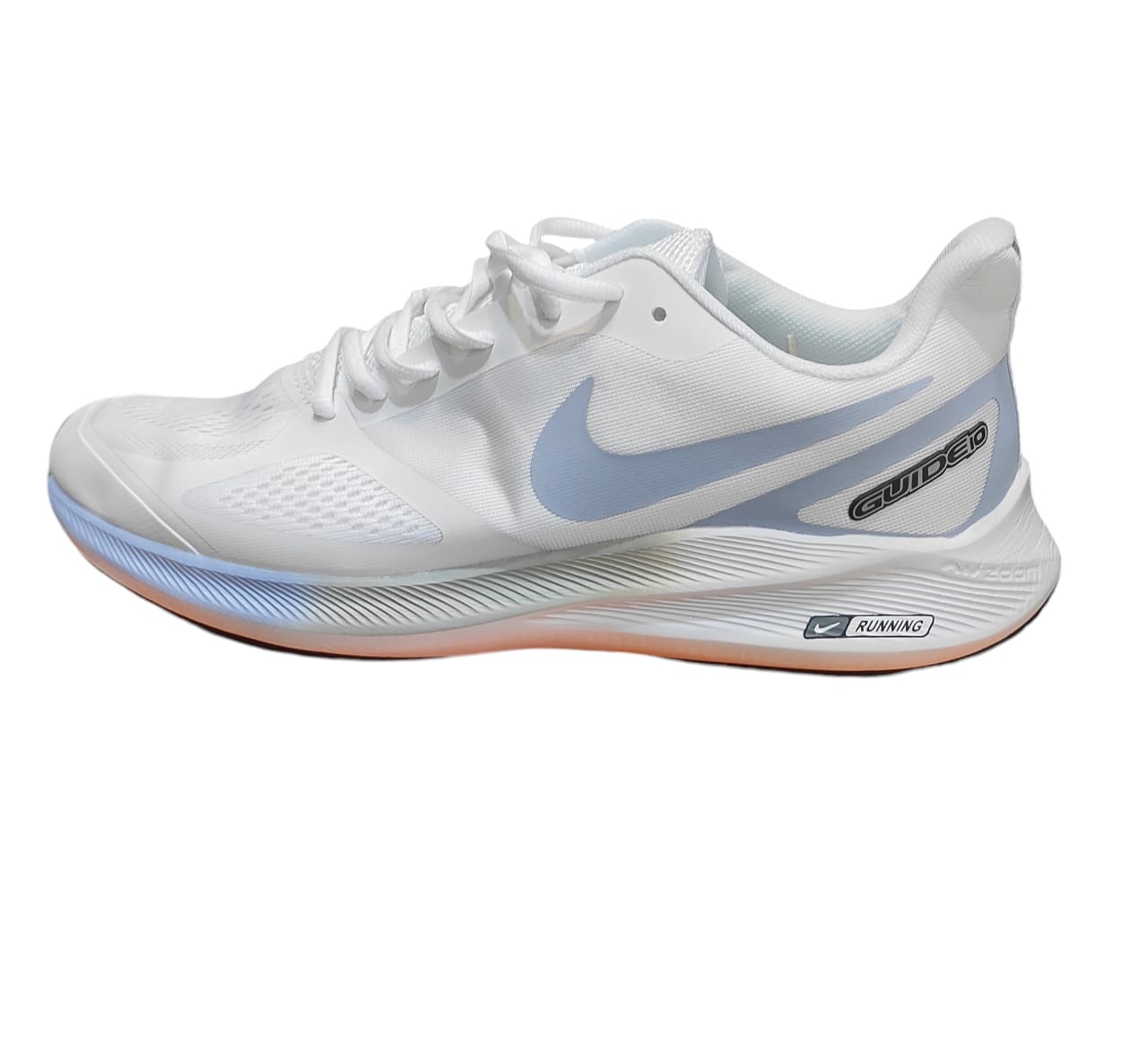 Nike Guide10 White Sports Shoe (Size-8) - Image 2